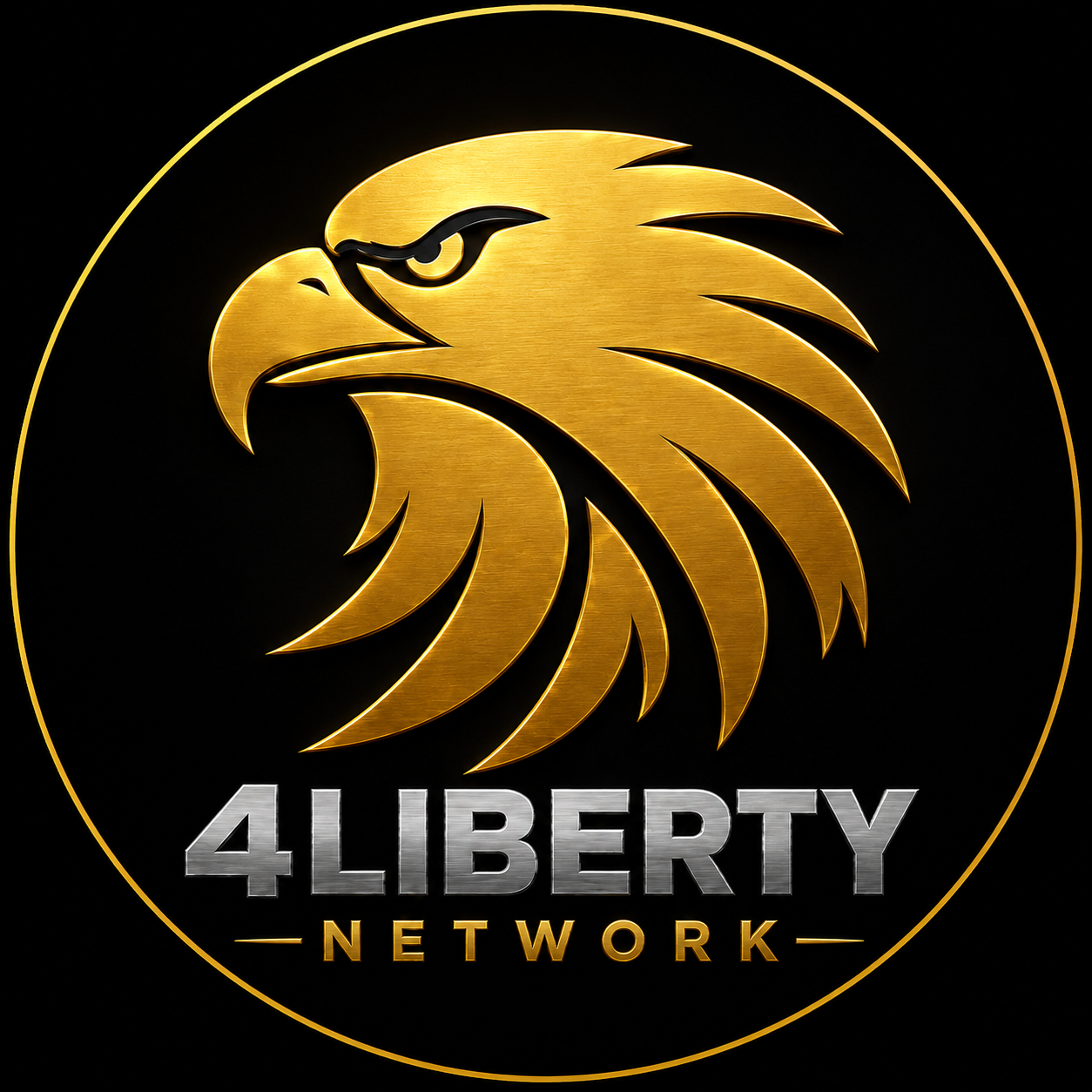 4Liberty Network eagle logo, the new home of the Barry Goldwater revival in liberty politics