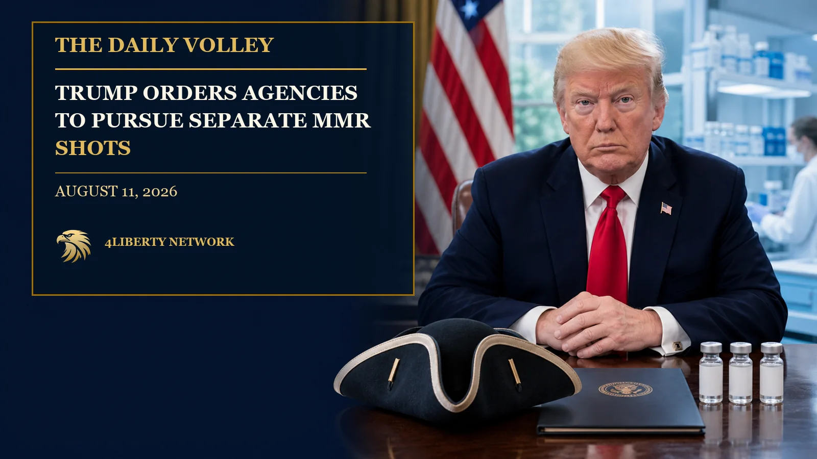 The Daily Volley: Trump Orders Agencies to Pursue Separate MMR Vaccine Shots | August 11, 2026