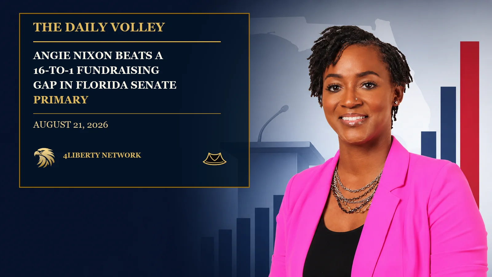 Angie Nixon Beats a 16-to-1 Fundraising Gap in Florida Senate Primary | August 21, 2026