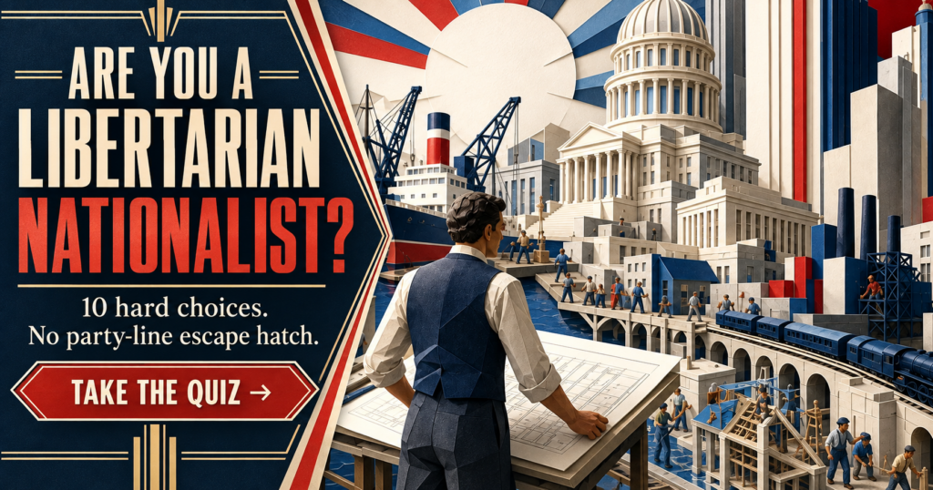 Are You a Libertarian Nationalist? Take the 4Liberty political thought experiment.